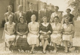 Staff at Sperling Avenue, 1958 thumbnail