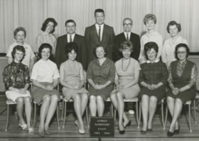 Aubrey Elementary School staff, [1965 or 1966] thumbnail