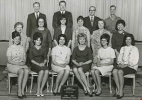 Aubrey Elementary School staff, [1966 or 1967] thumbnail