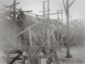 Submarine's hull under construction, [1917] (date of original), copied 2004 thumbnail