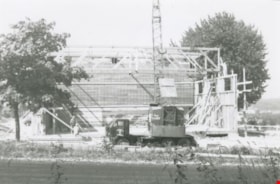 Douglas Road School gymnasium construction, 1960 thumbnail