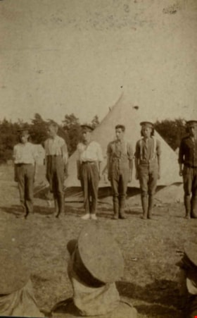 Cadets, standing at attention, [1915] thumbnail