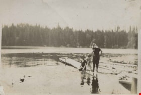 Annie, Kitty and Maude at Deer Lake, [1905] thumbnail