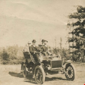 First Car in Burnaby Lake, [1905] thumbnail
