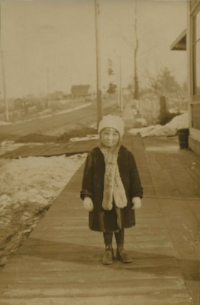 Edith Clayton Outside Burnaby Lake Store, [1913] thumbnail