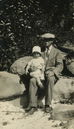 Claude Hill with Grandson Robert, [1928] thumbnail