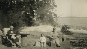 Annie Hill and Robert Peers at the Beach, [1928] thumbnail