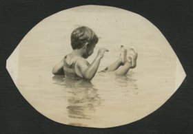 Robert sitting in the water, [1930] thumbnail
