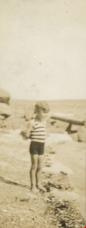 Robert standing on the shore, [1930] thumbnail