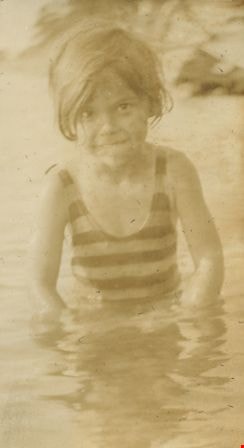 Anne Peers playing in the water, [1935] thumbnail