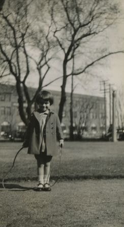 Babs with a skipping rope, [1940] thumbnail