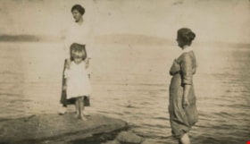 Standing at the water's edge, 1915 thumbnail