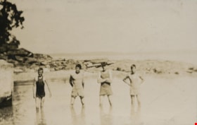 Boys standing in the water, 1921 thumbnail