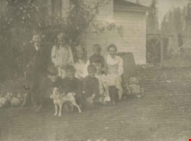 Group of Children in front of Broadview, [1908] thumbnail