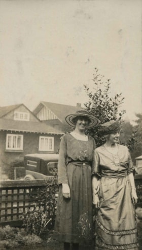The bride and her mother, August 7, 1922 thumbnail