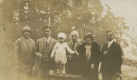 Peers and Hill family at Yellow Point, [1929] thumbnail