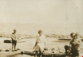 Children on the beach at Yellow Point, [1929] thumbnail
