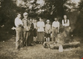 Group at Campsite, 1921 thumbnail
