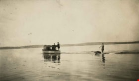 Water skiing at Yellow Point, 1923 thumbnail
