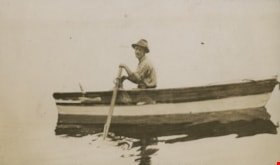 Man in a rowboat, 1920 thumbnail