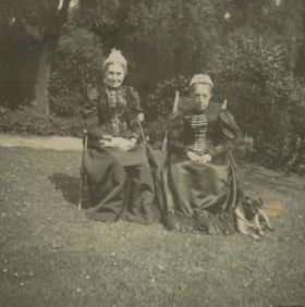 Mrs. Cox and Mrs. Cammell or Aunt Rosa Hill, 1901 thumbnail