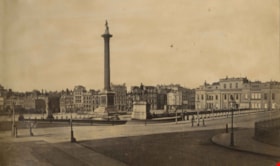 Nelson's Column in Trafalgar Square, [1880] thumbnail