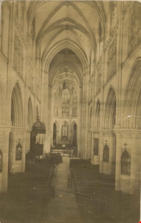 Inside Notre Dame Cathedral, Paris, [1880] thumbnail