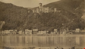 Unidentified village along a river in Germany, [1880] thumbnail