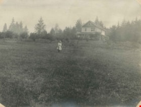 Kitty in front of Broadview, 1910 thumbnail