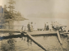 Standing at the dock, 1910 thumbnail