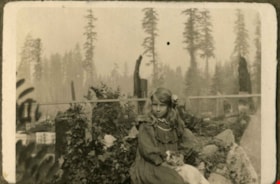 Kitty Hill with dog, [1908] thumbnail