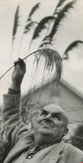 William Hawley with Pampas Grass, 1961, published January 6, 1961 thumbnail