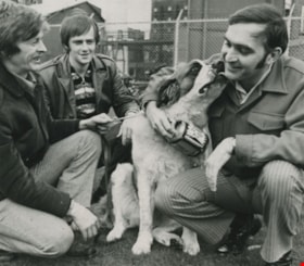 John Reynolds, Bruce Johnson, Keith Sheedy and Heidi, March 1973 thumbnail