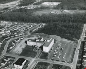 Aerial photograph of Burnaby General Hospital, March 18, 1961 thumbnail