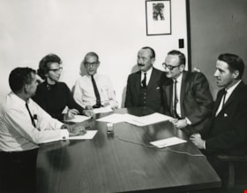 New Westminster mayoral candidates press conference, November 26, 1968 thumbnail