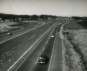 Freeway at the Willingdon Avenue exit, [1955] thumbnail