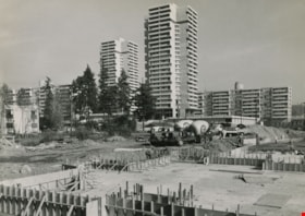 Construction of a high-rise, October 1974 thumbnail