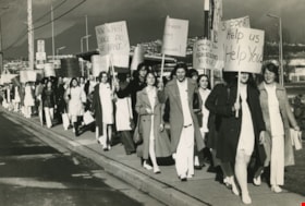 Nursing students protest, January 1976 thumbnail