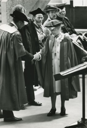 Grace MacInnis receiving her honorary degree, thumbnail