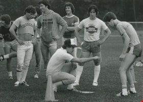 Football drills, [between 1979 and 1981] thumbnail