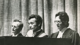 Judge Nancy Morrison, Judge Larry Goulet and Chief Judge Lawrence C. Braham, December 1972 thumbnail