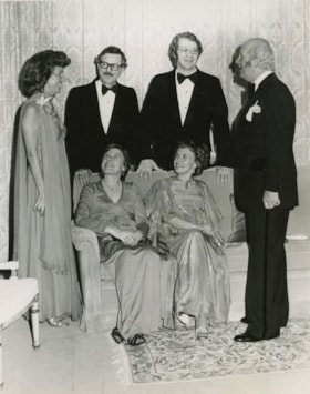 Grace McCarthy, Alex Seigo and Ray Loewen with their spouses, January 1977 thumbnail