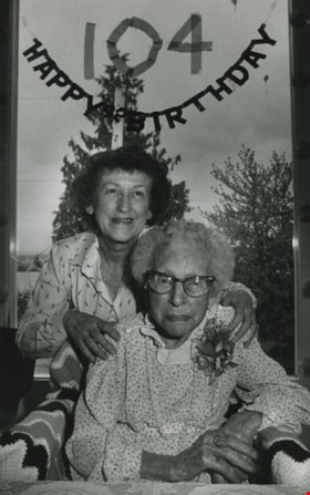 Elizabeth McIntyre's 104th birthday, May 1983 thumbnail