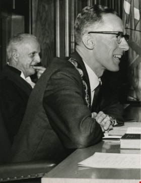Mayor Bob Prittie and Judge Graham Ladner, [between 1969 and 1973] thumbnail