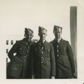 John and friends in uniform, [1941] thumbnail