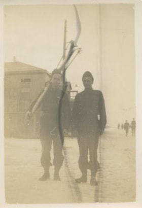 Jack Shaw with skis, [1941] thumbnail