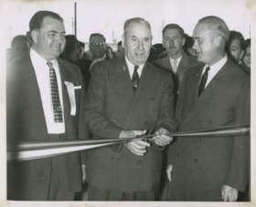 Ribbon cutting ceremony for Simpson-Sears, [1954] thumbnail