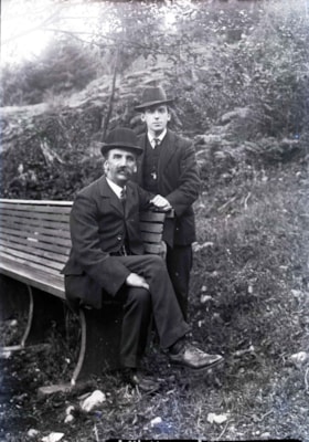 W.J. Phillips and his son J.W. Phillips, [between 1910 and 1914] thumbnail