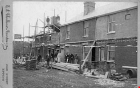 Brick Houses under Construction, [between 1899 and 1910] thumbnail