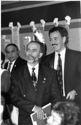 Glen Clark with Pietro Calendino, November 29, 1995 thumbnail